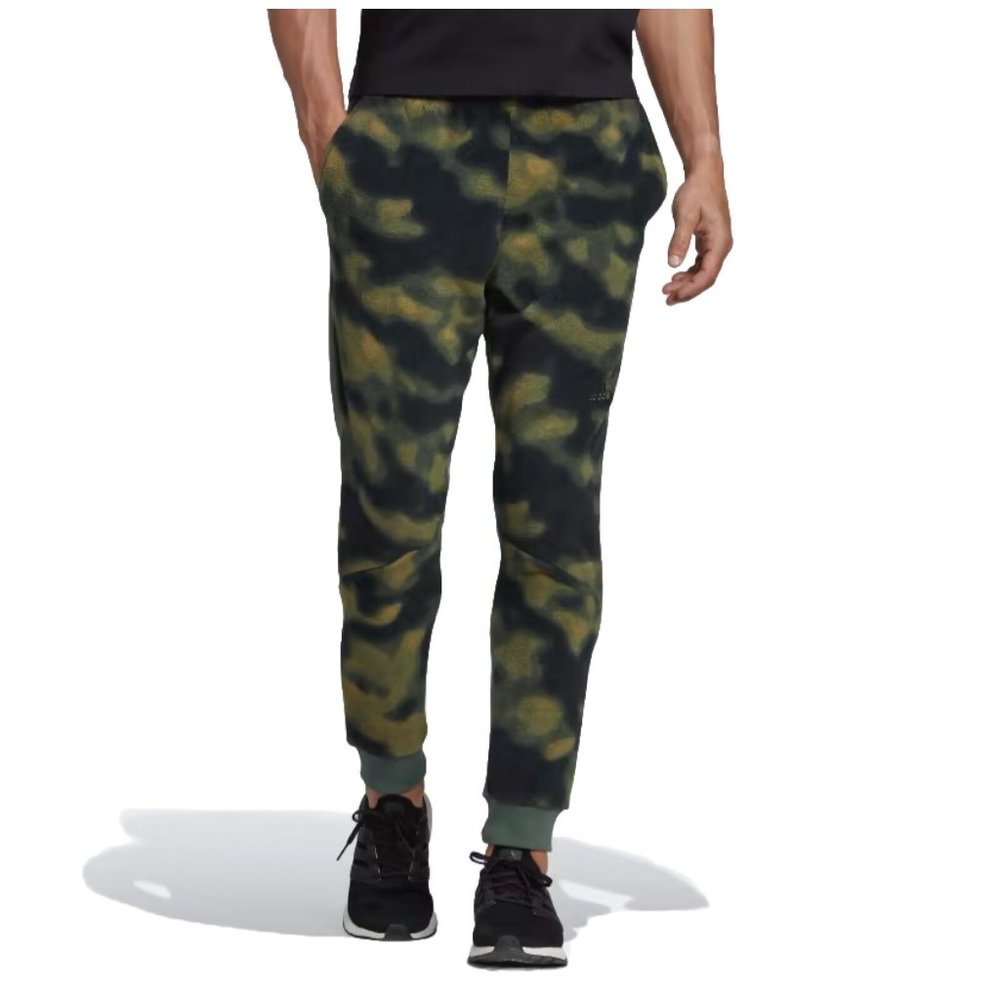 adidas Pants  Joggers Men's Sportswear Polar Fleece Nature Print HS3256‎ size M